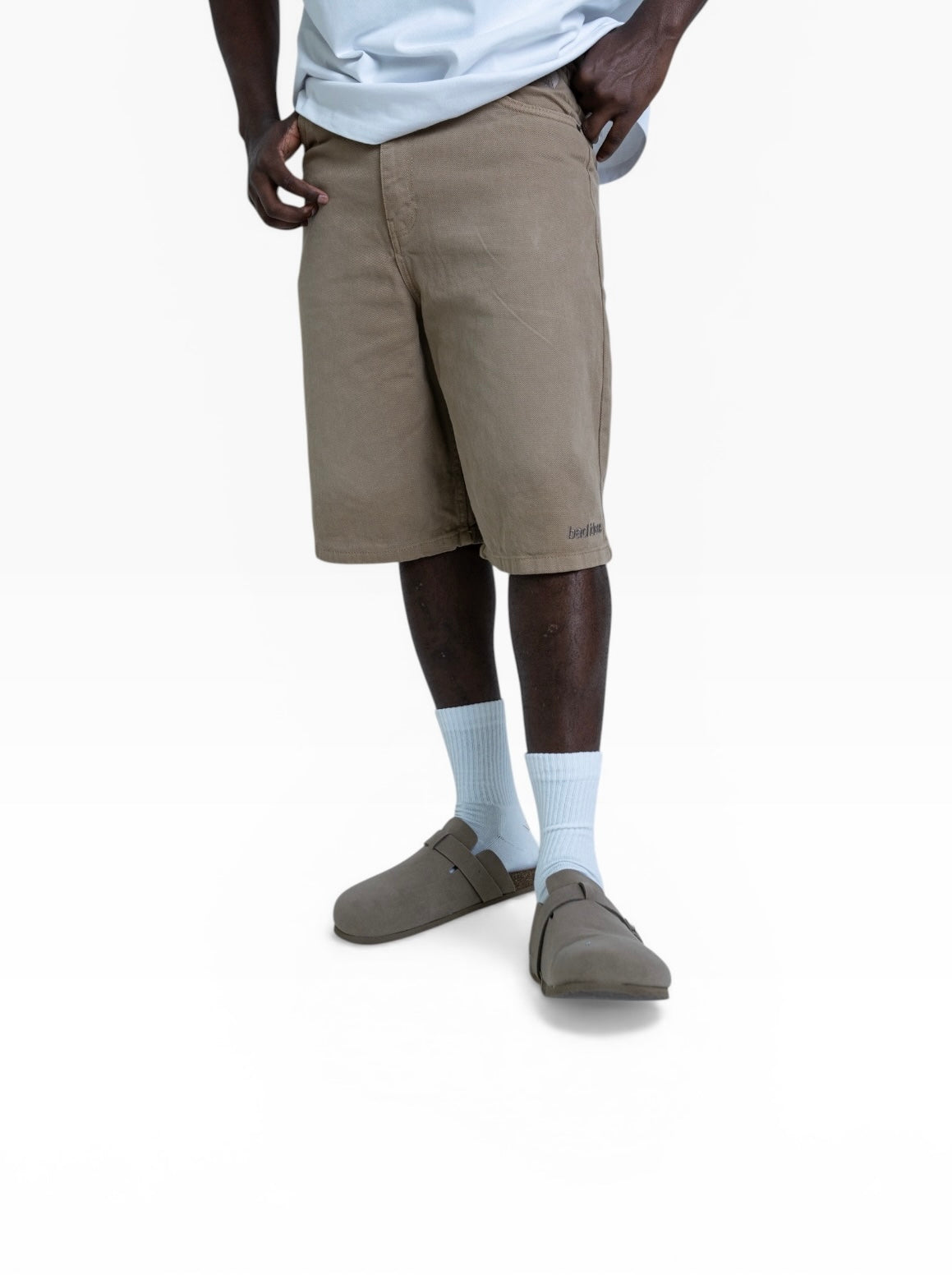 DENIM SHORT| UNION BEIGE