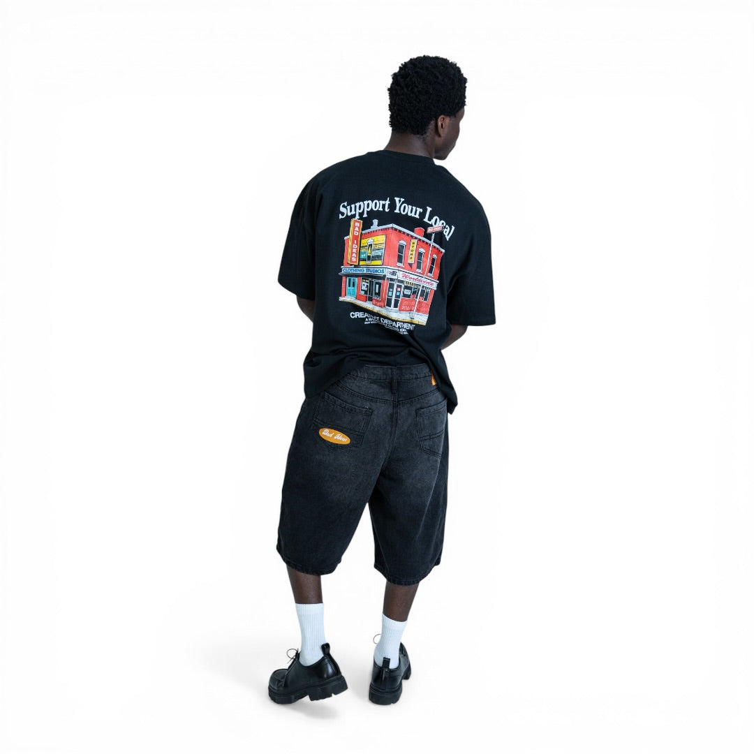 TEE | SUPPORT | BLACK