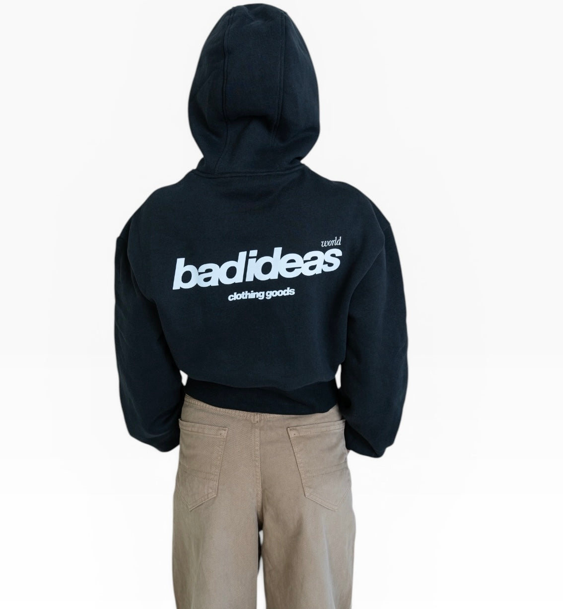 ZIP HOODIE | BLACK |GIRLS