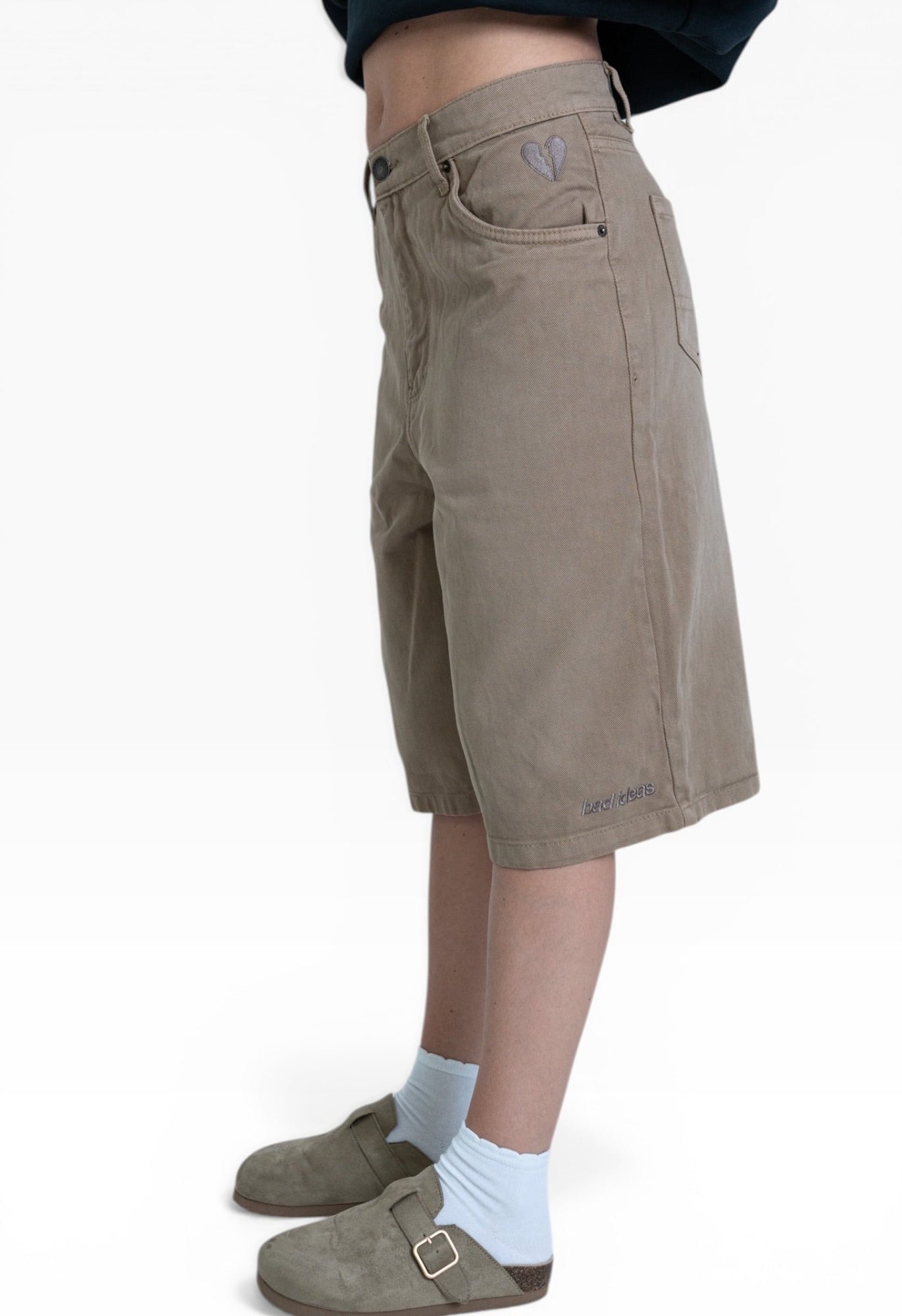 DENIM SHORT| UNION BEIGE