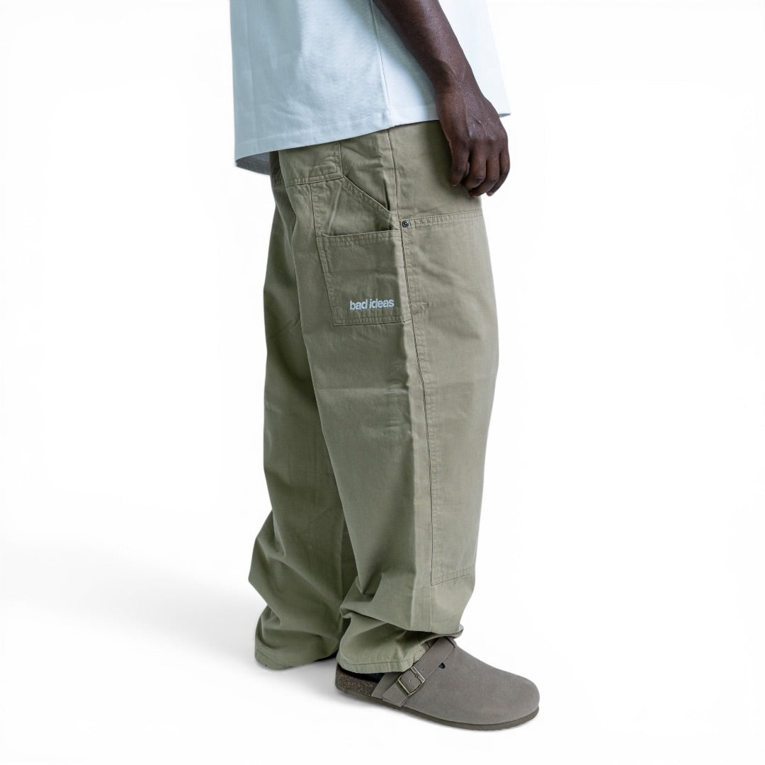 CARPENTER PANTS | DOUBLE KNEE  BEIGE |