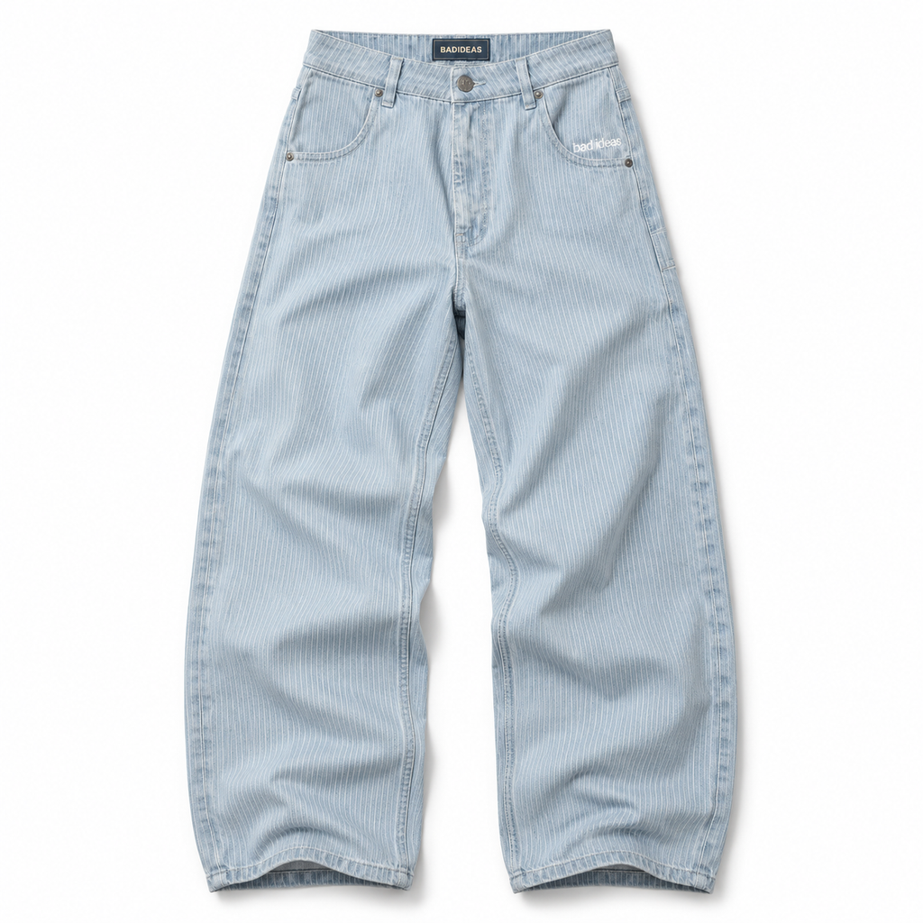 STRIPED PANTS | LIGHT BLUE