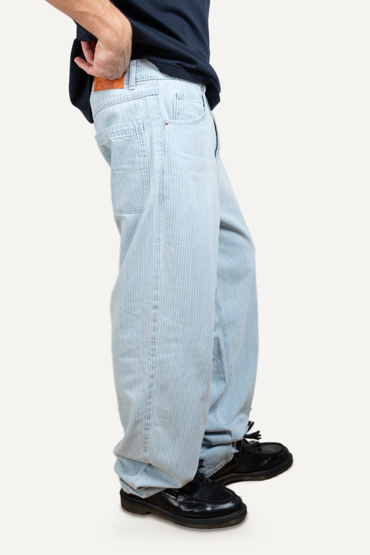 Striped Pants Light Blue
