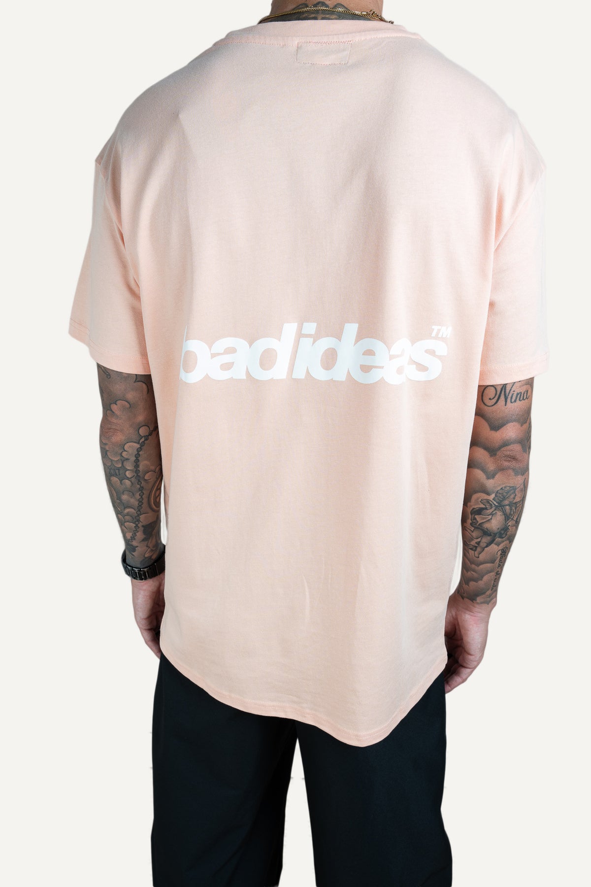 Tee Bad Ideas Salmon