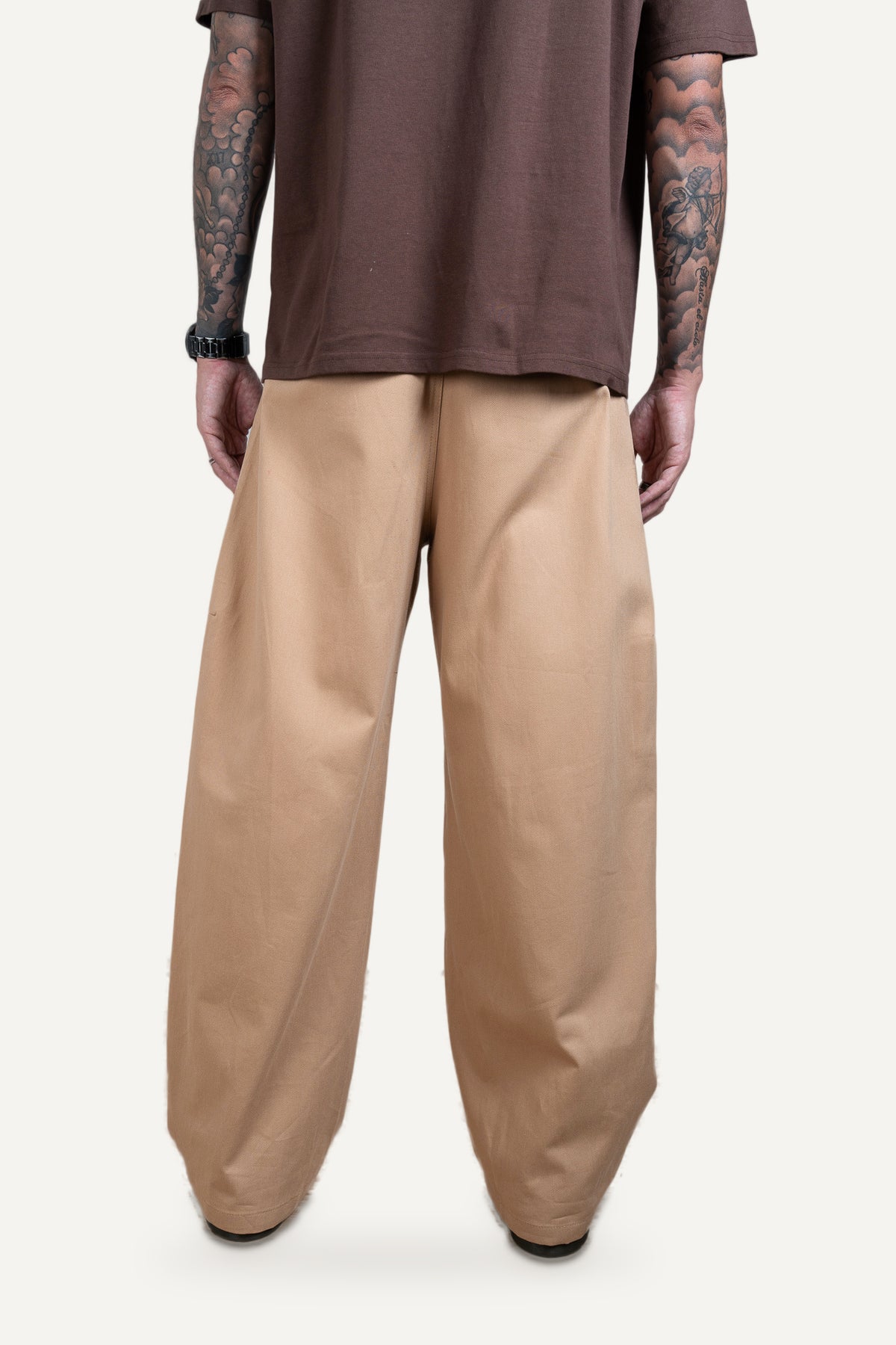 Barrel Fit Pants Sand