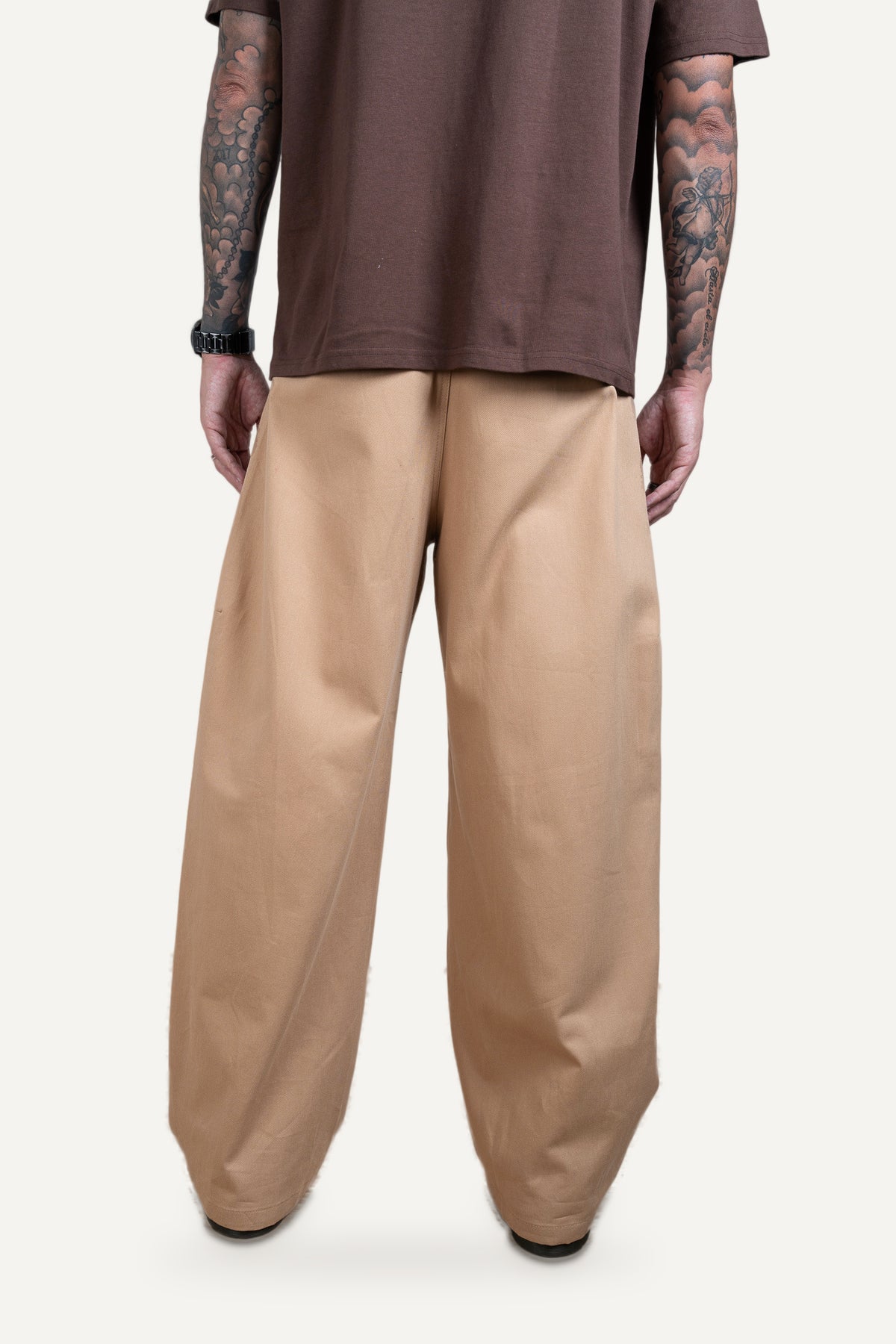 Barrel Fit Pants Sand