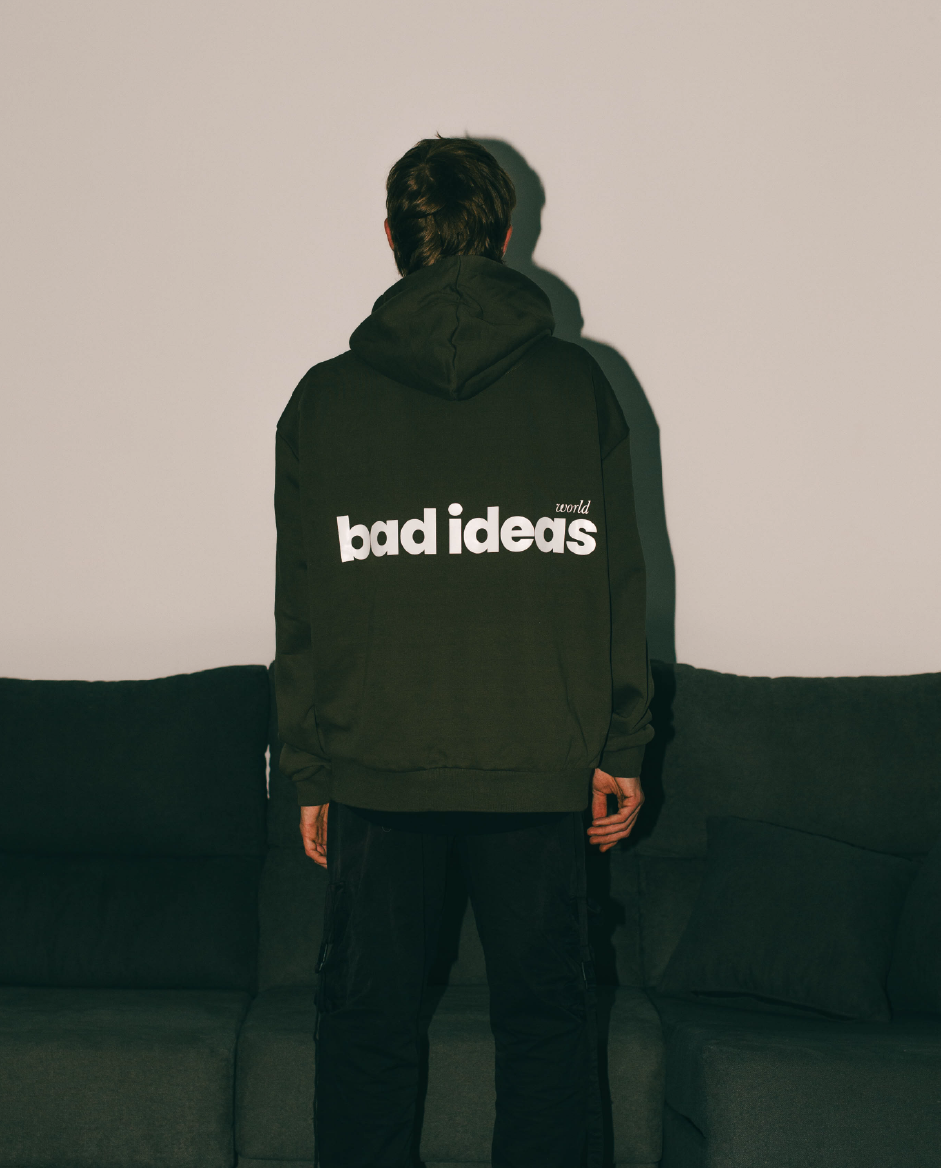 HOODIE |  FOR BAD IDEATORS | OLIVE