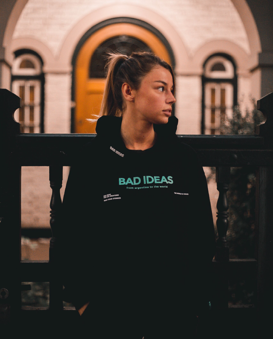 HOODIE |  FOR THE WORLD |  BLACK