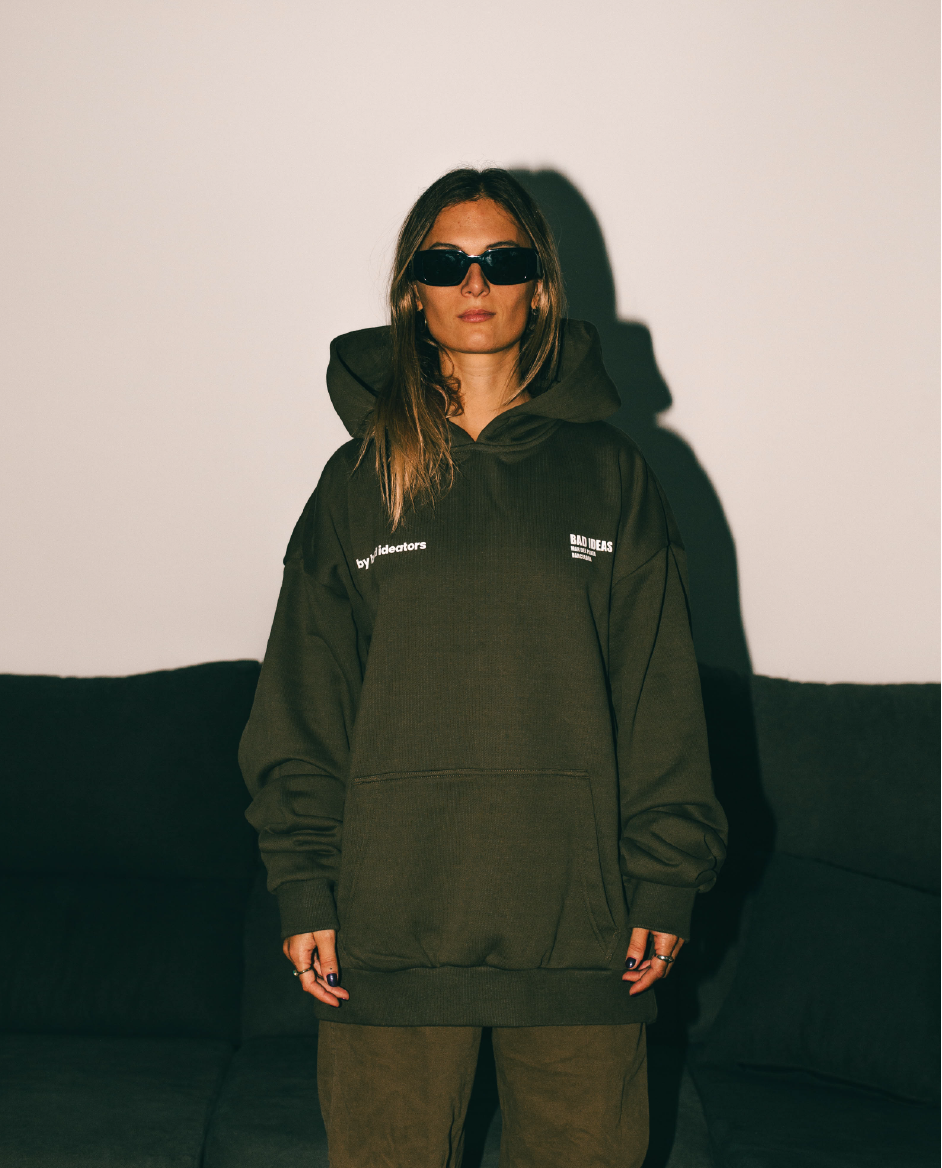 HOODIE |  FOR BAD IDEATORS | OLIVE