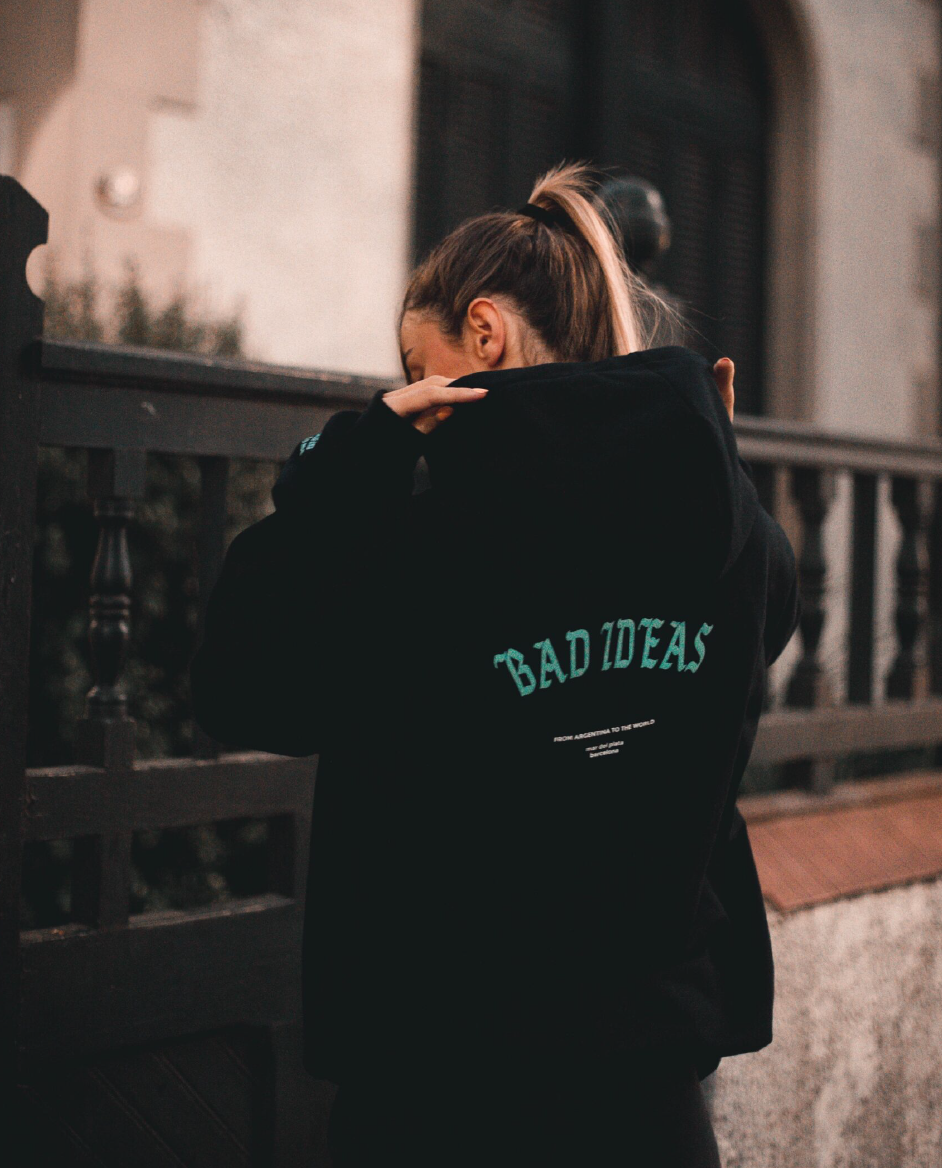 HOODIE |  FOR THE WORLD |  BLACK