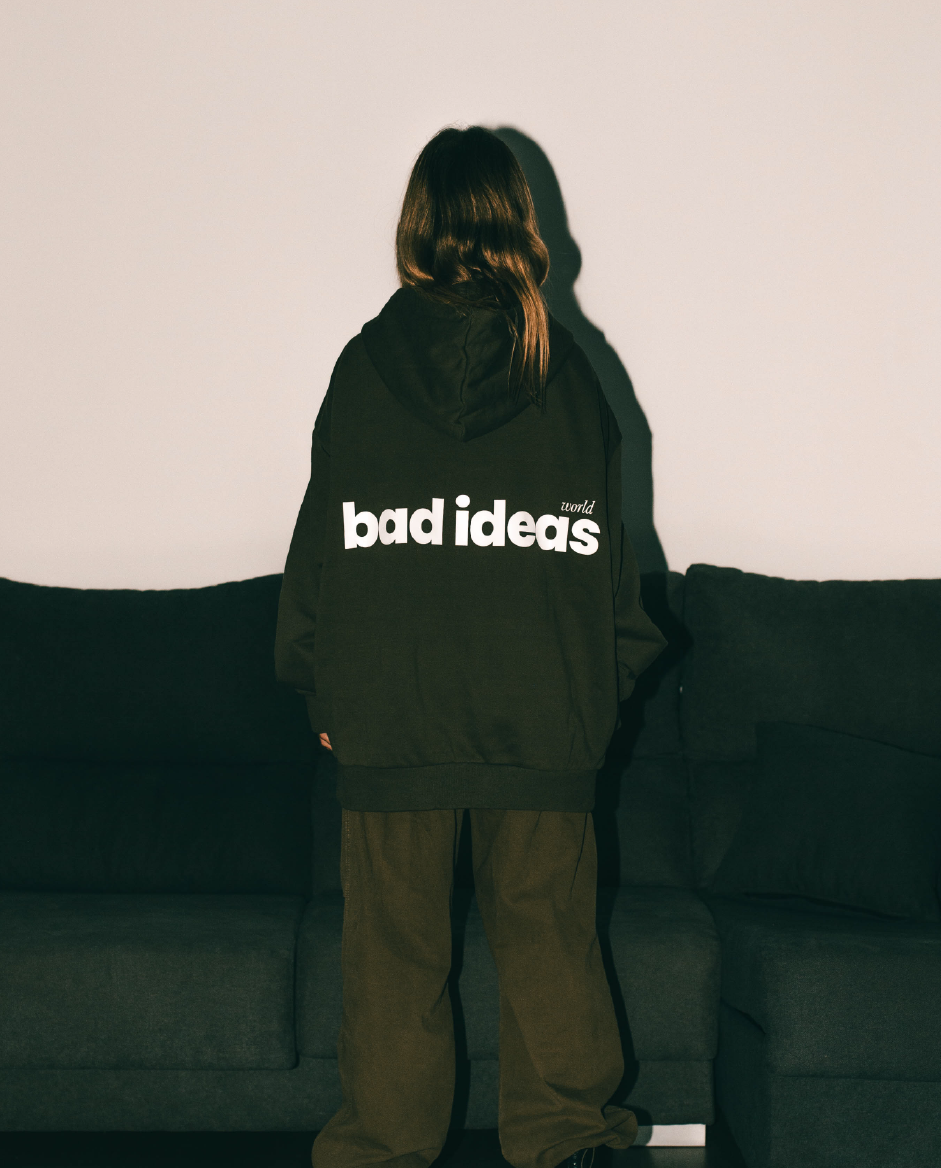 HOODIE |  FOR BAD IDEATORS | OLIVE