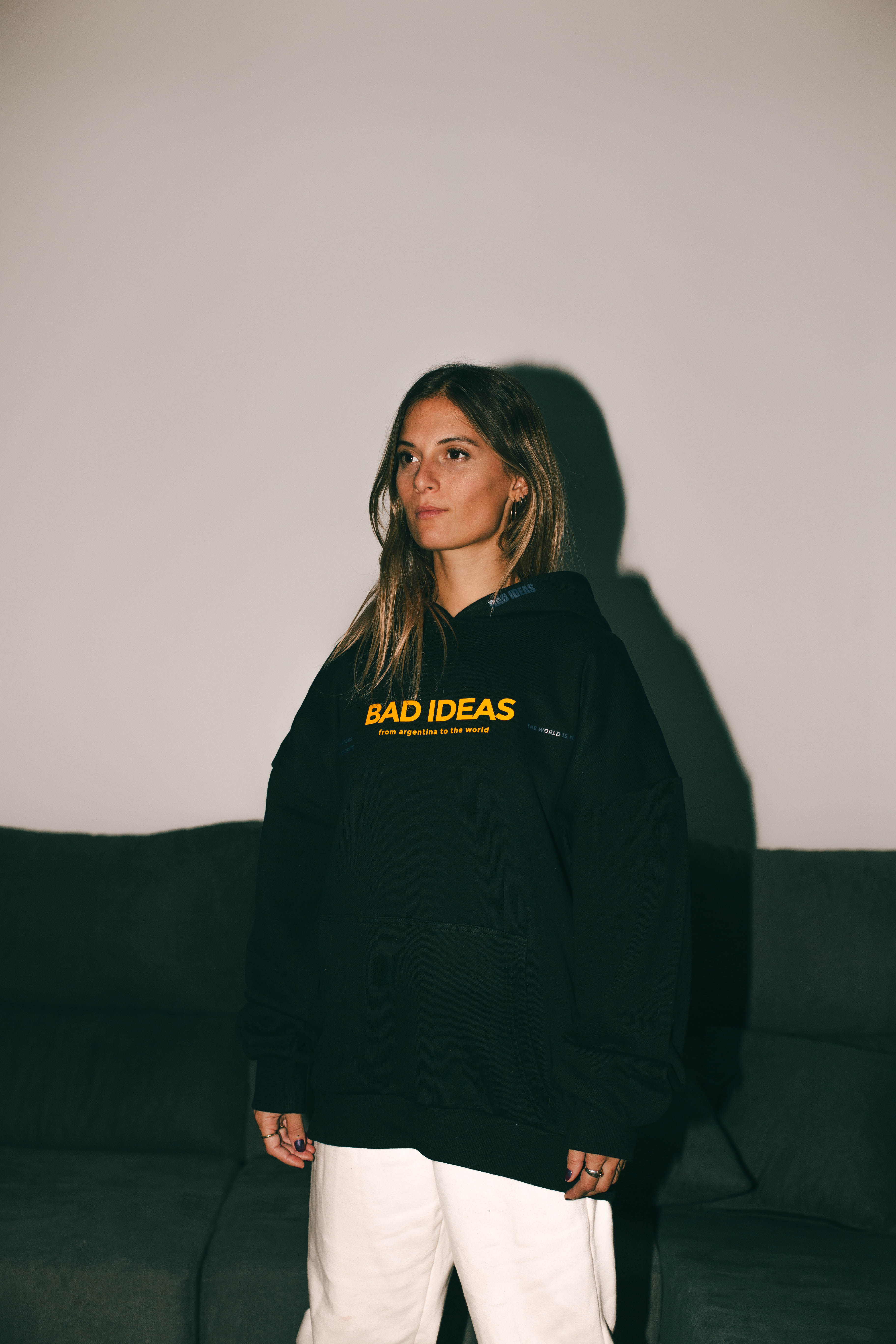 HOODIE |  FOR THE WORLD |  BLACK
