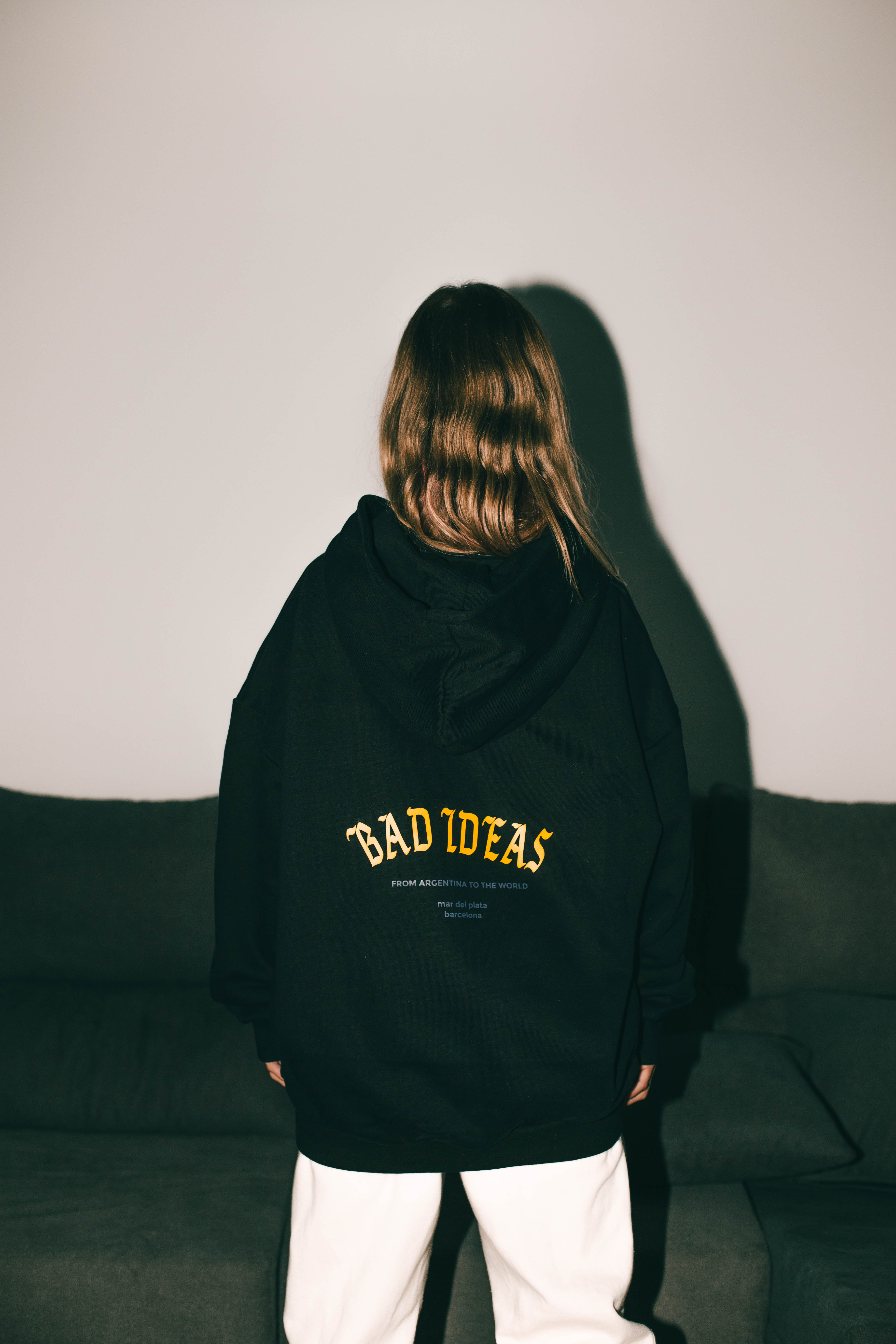 HOODIE |  FOR THE WORLD |  BLACK