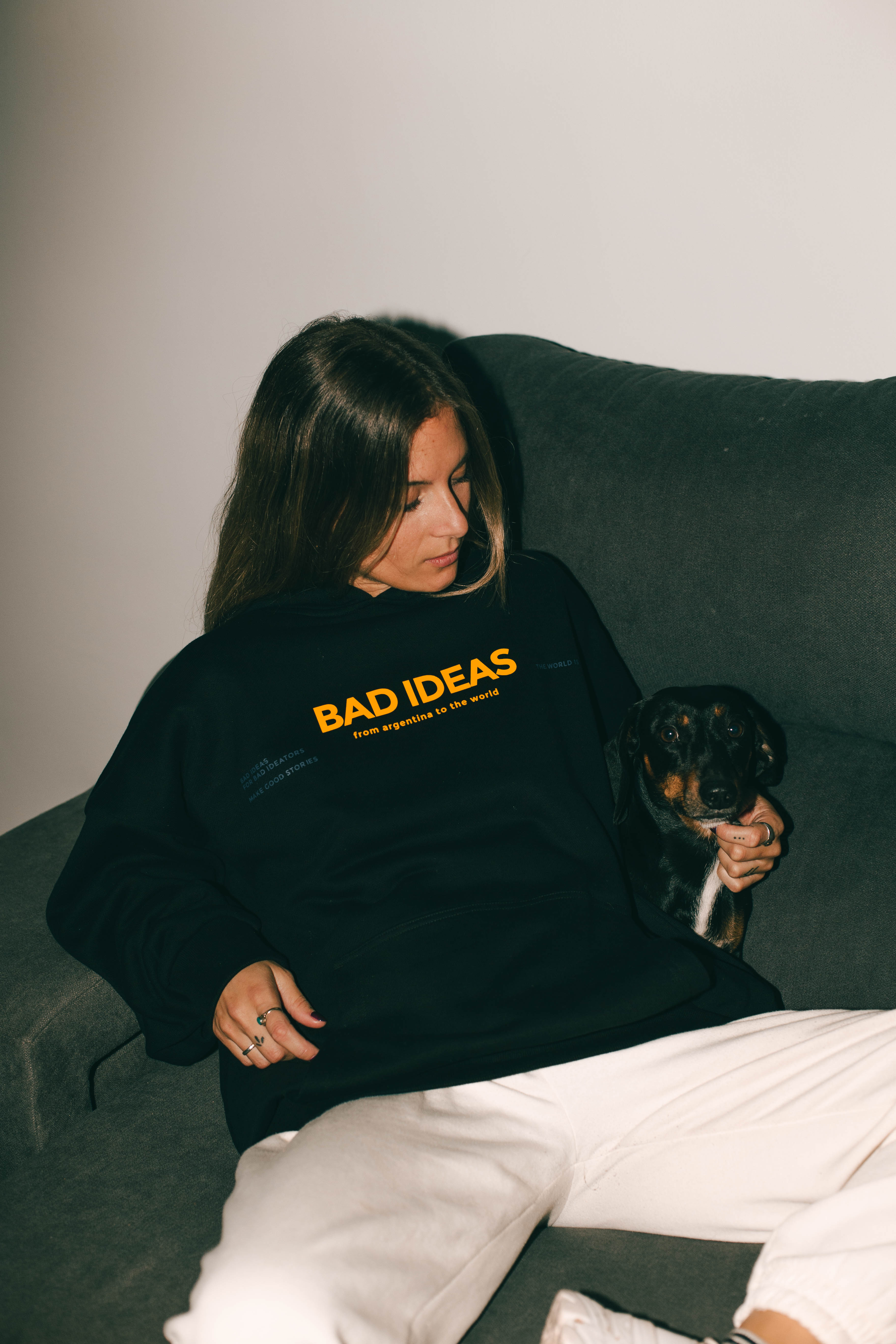 HOODIE |  FOR THE WORLD |  BLACK