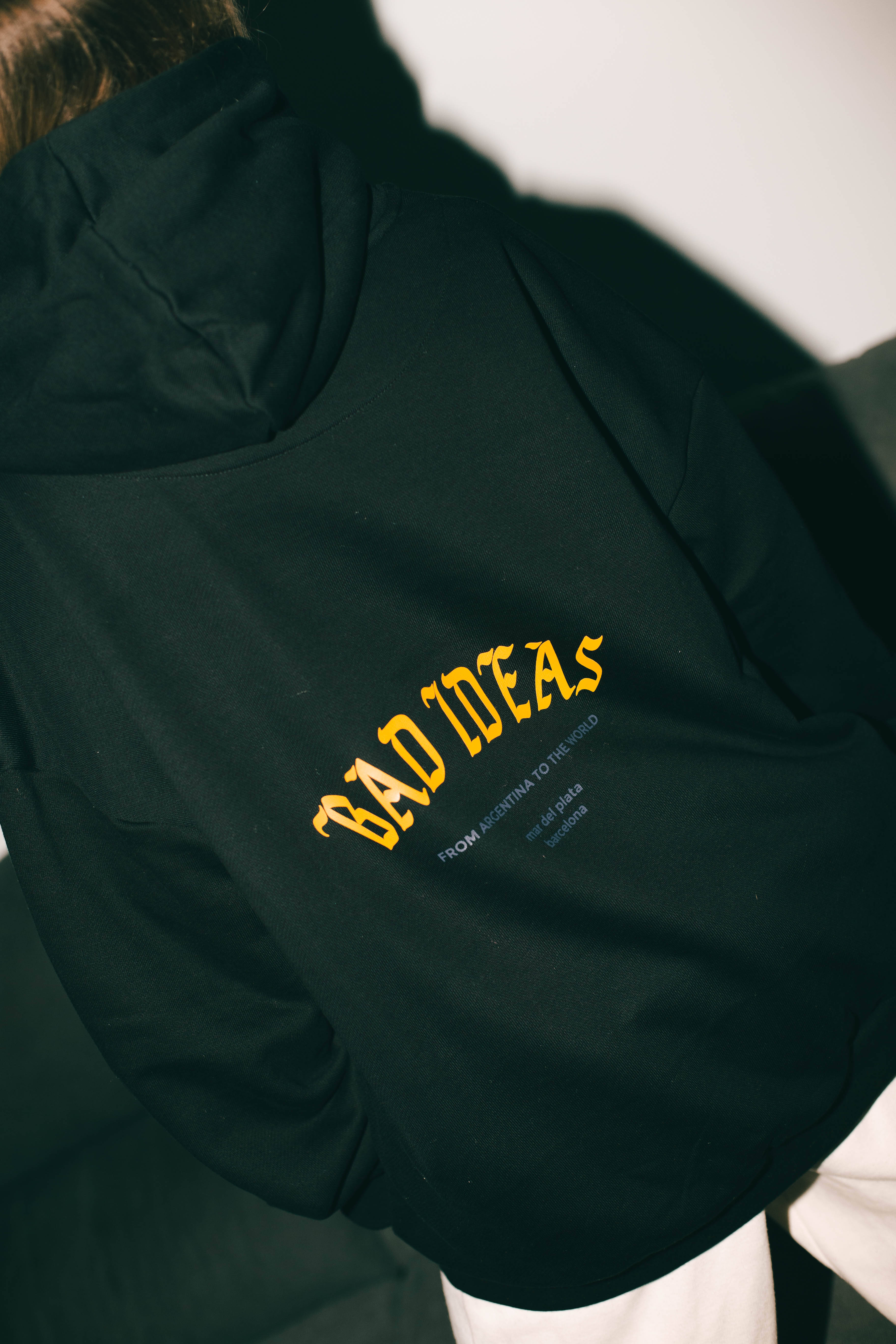 HOODIE |  FOR THE WORLD |  BLACK