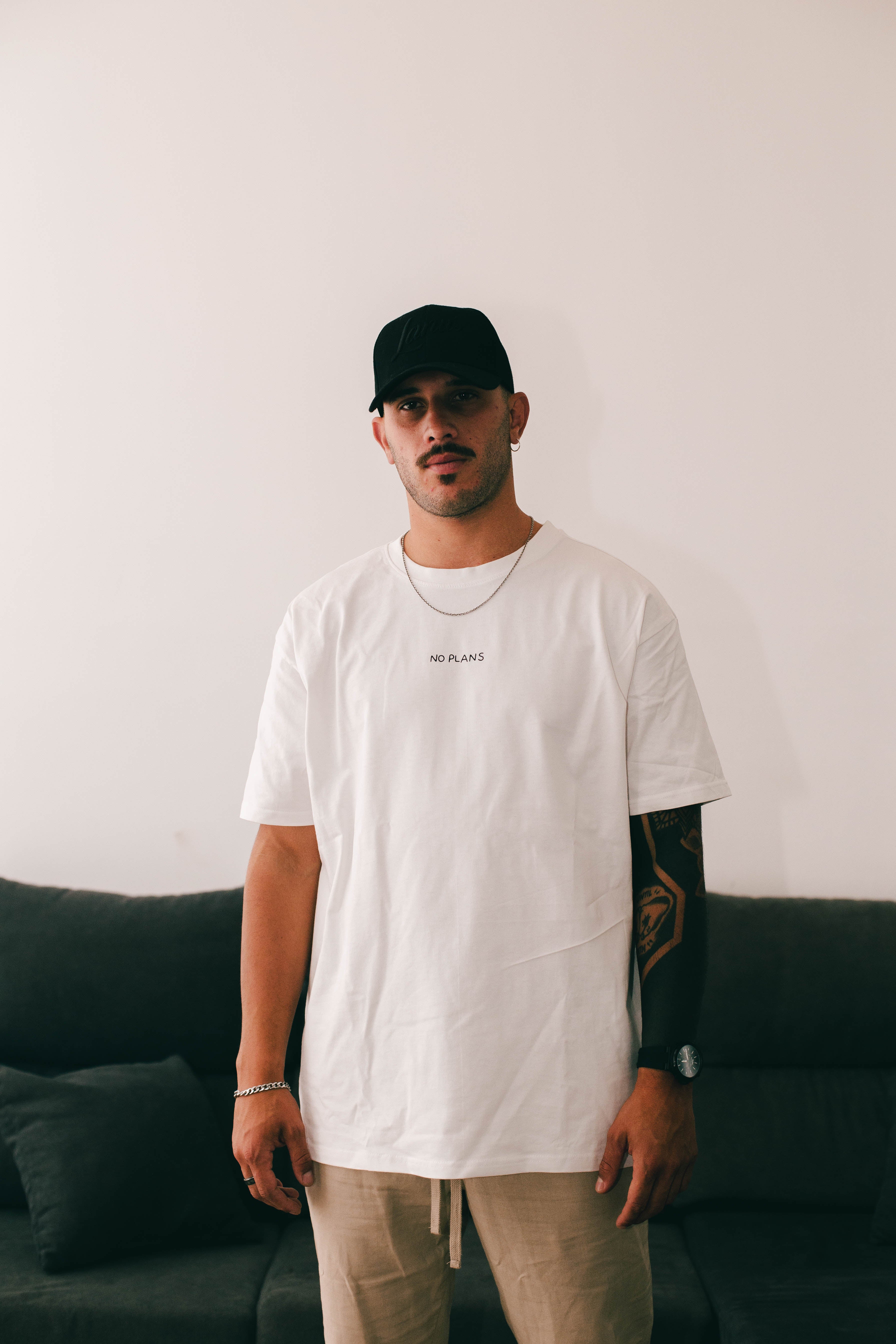 TEE  |  NO PLANS NO PROBLEMS  |  WHITE