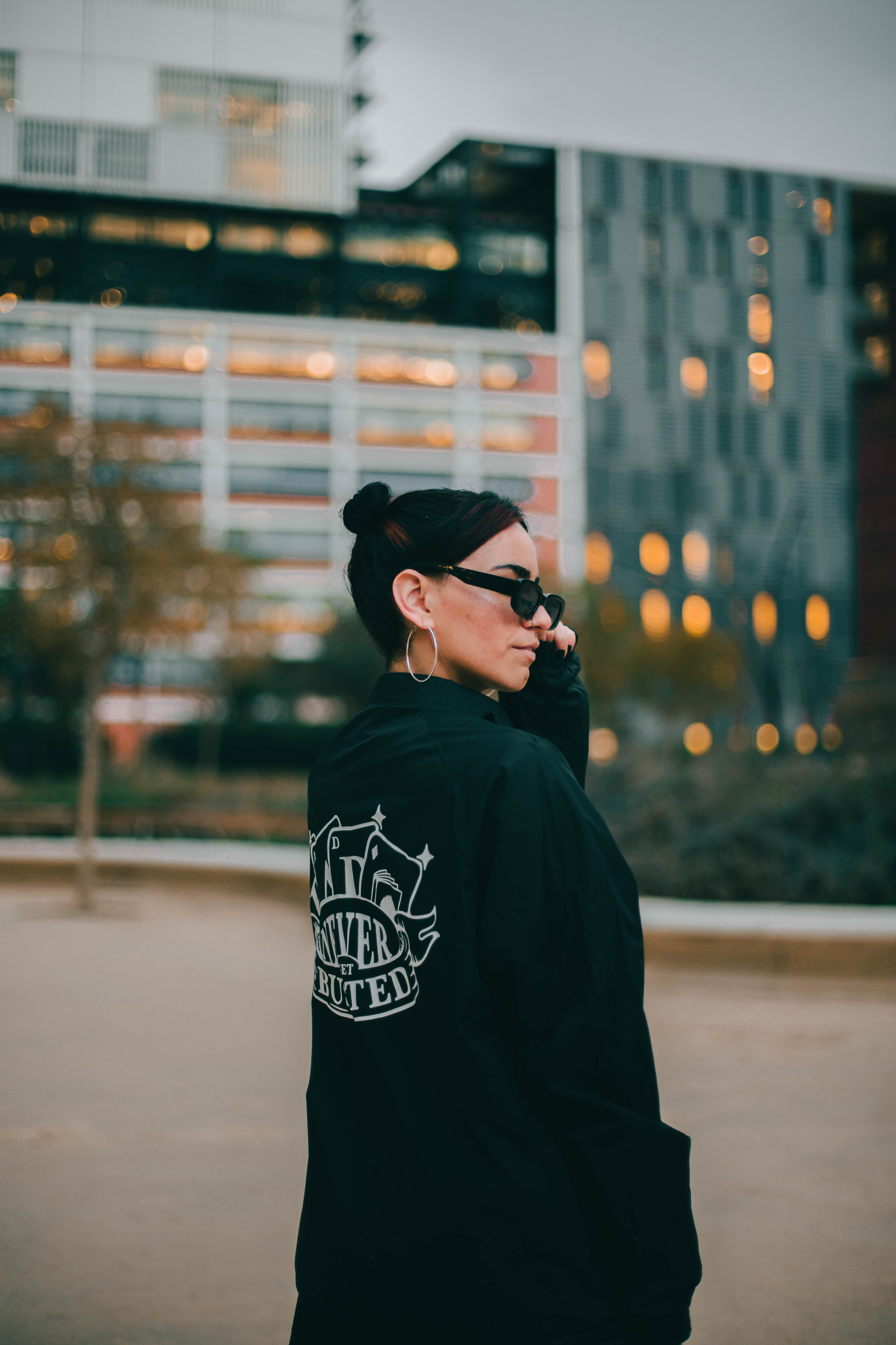 Coach jacket " NEVER GET BUSTED "
